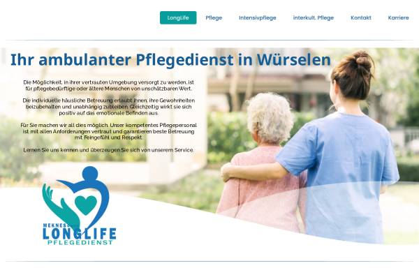 Meknes LongLife GmbH - Ihr ambulanter Pflegedienst in Würselen