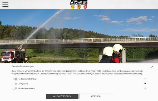 Vorschau von feuerwehr-veringenstadt.de, Freiwillige Feuerwehr Veringenstadt