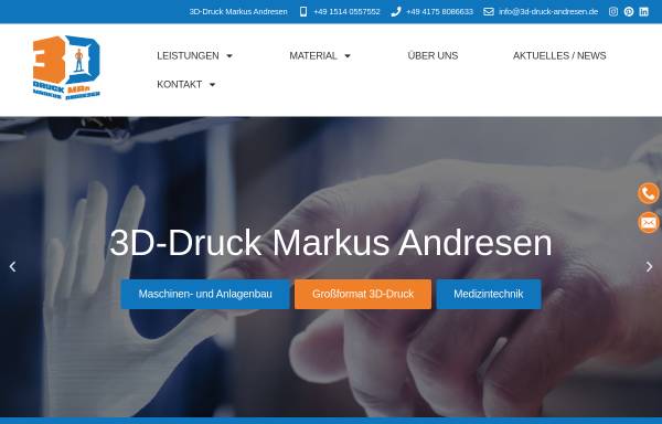 3D-Druck Markus Andresen