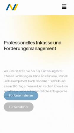 Vorschau der mobilen Webseite noe-inkasso.de, NOE Inkasso GmbH