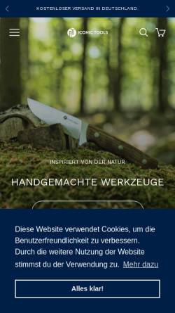 Vorschau der mobilen Webseite www.iconic-tools.de, Iconic Tools