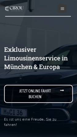 Vorschau der mobilen Webseite cirou.de, CiRou