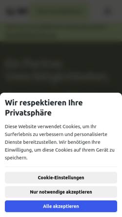 Vorschau der mobilen Webseite diehaustechnik.at, DHT GmbH