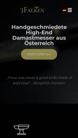 Vorschau der mobilen Webseite 3falken.com, 3FALKEN