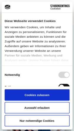Vorschau der mobilen Webseite www.dialyse-muenchen-nord.de, Nephrologicum München Nord MVZ GmbH