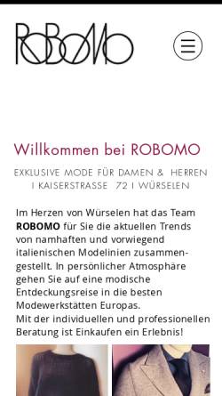 Vorschau der mobilen Webseite www.robomo.de, ROBOMO