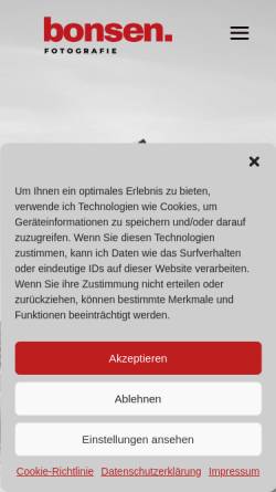 Vorschau der mobilen Webseite davidbonsen.de, David Bonsen