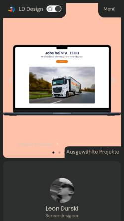 Vorschau der mobilen Webseite www.ldd-web.de, LD Design