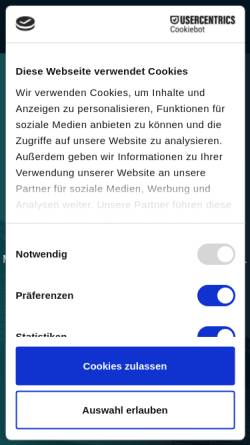 Vorschau der mobilen Webseite musterbauamann.de, Musterbau Amann