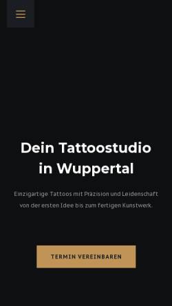 Vorschau der mobilen Webseite ewigejugend-wuppertal.de, Tätowierhandwerk Ewige Jugend