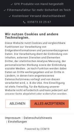 Vorschau der mobilen Webseite www.simple-koi-excellence.de, Simple Koi Excellence