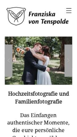 Vorschau der mobilen Webseite www.vontenspoldefotografie.com, von Tenspolde Fotografie