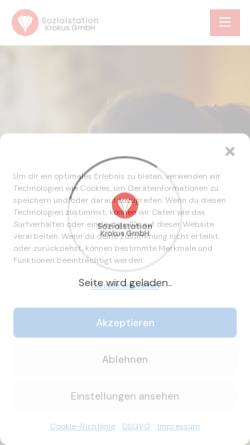 Vorschau der mobilen Webseite krokus24.com, Krokus