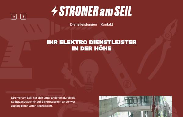 Stromer am Seil