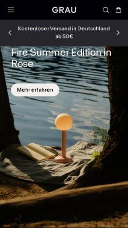 Vorschau der mobilen Webseite grau.art, GRAU GmbH