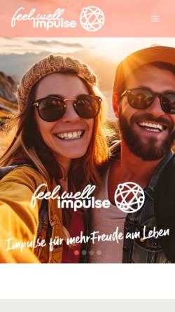 Vorschau der mobilen Webseite feelwell-impulse.com, Feel Well Impulse
