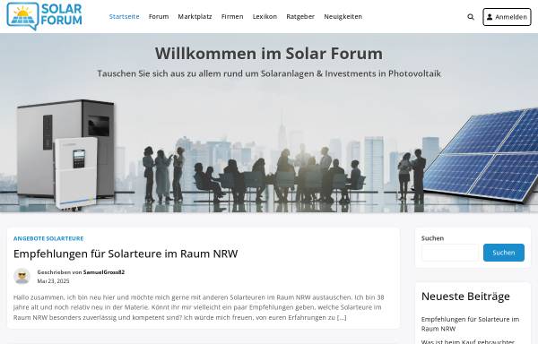 Solar Forum
