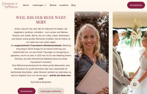 PerfectWords freie Reden Karina Burgmann