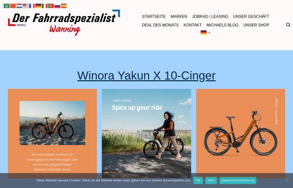 Der Fahrradspezialist Wanning