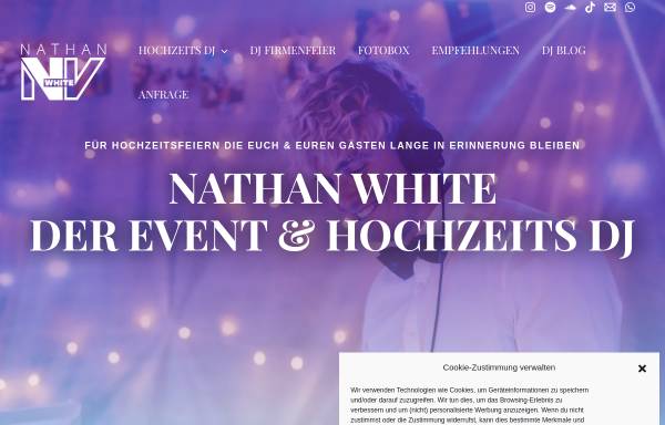 Nathan White - Hochzeits DJ & Event DJ