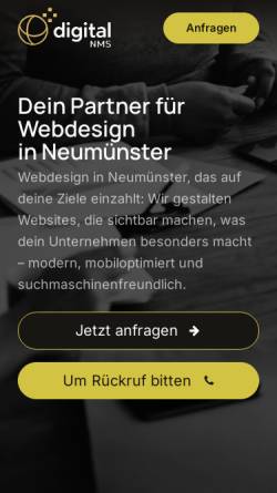 Vorschau der mobilen Webseite digital-nms.de, Digital-NMS
