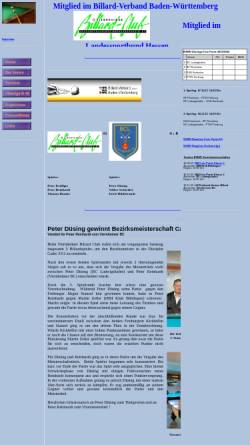 Vorschau der mobilen Webseite www.vbc1967.de, Viernheimer Billard-Club 1967 e. V.