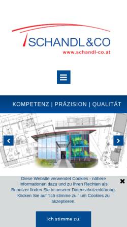 Vorschau der mobilen Webseite www.schandl-co.at, Schandl & Co.
