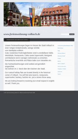 Vorschau der mobilen Webseite www.ferienwohnung-volkach.de, Ferienwohnung