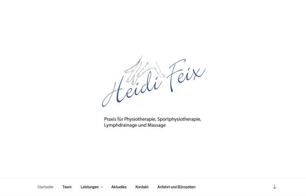 Vorschau von www.heidi-feix.de, Praxis für Krankengymnastik, Physiotherapie und Massage Heidi Feix