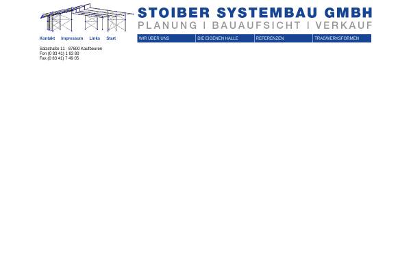 Vorschau von www.stahlhochbau.de, Stoiber Systembau GmbH