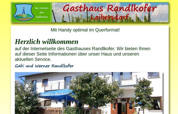 Vorschau von www.gasthaus-randlkofer.de, Gasthaus Randlkofer