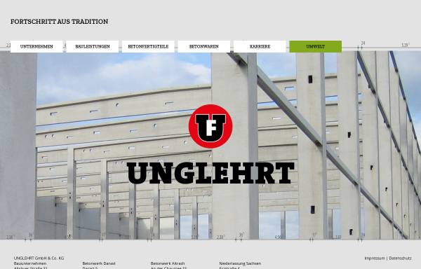 Vorschau von www.unglehrt.de, Unglehrt GmbH & CO.KG