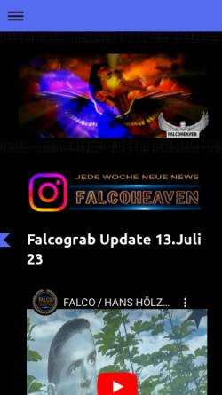 Vorschau der mobilen Webseite falcoheaven.com, Falcoheaven