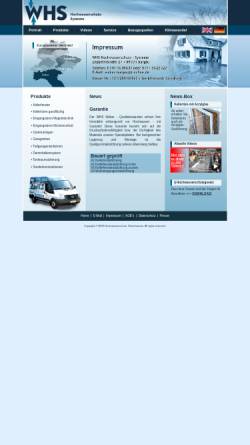 Vorschau der mobilen Webseite whs-hochwasserschutz.de, WHS Hochwasserschutz Systeme, Inh. Reinhart Weber