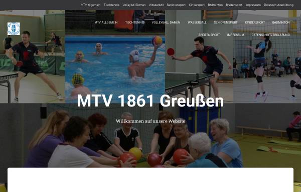 Vorschau von www.mtv1861greussen.de, MTV 1861 Greussen e.V.