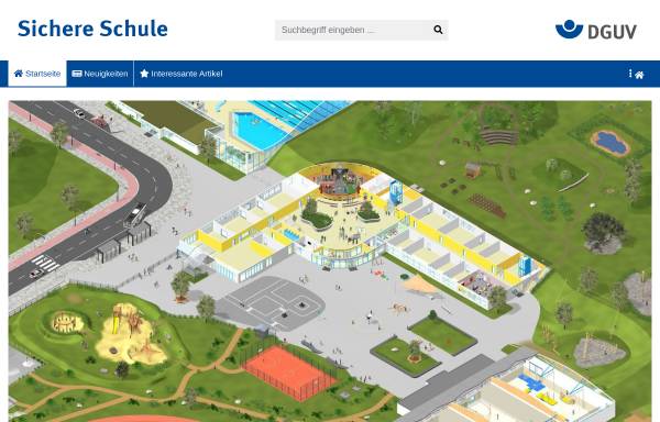Vorschau von www.sichere-schule.de, Sichere Schule