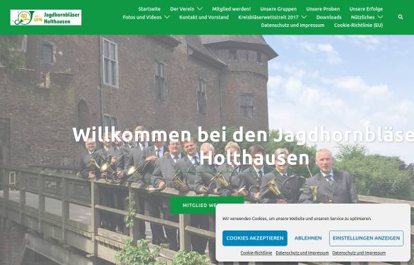 Vorschau von www.jagdhorn-holthausen.de, Jagdhornbläser Holthausen