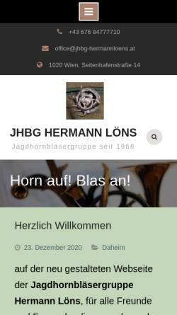 Vorschau der mobilen Webseite www.jhbg-hermannloens.at, JHBG Hermann Löns Wien
