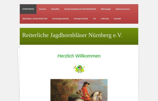 Vorschau von www.reiterliche-jagdhornblaeser-nuernberg.de, Reiterliche Jagdhornbläser Nürnberg e.V.