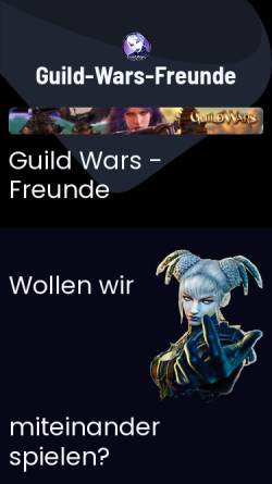 Vorschau der mobilen Webseite www.guild-wars-freunde.de, Guild Wars Freunde