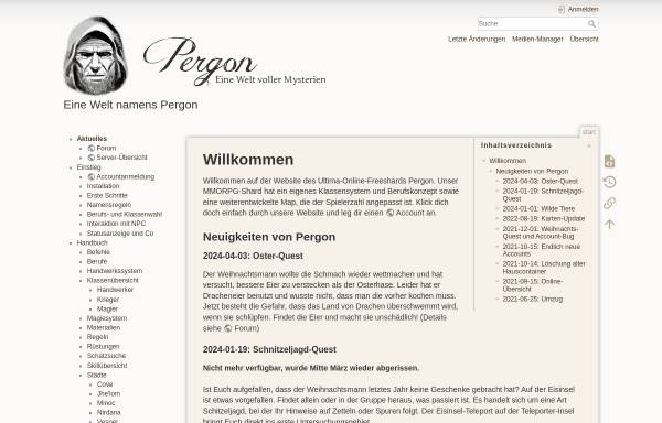 Vorschau von www.welt-pergon.de, Freeshard: Pergon