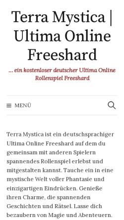 Vorschau der mobilen Webseite www.ultimaonline-freeshard.de, Terra Mystica