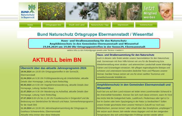 Vorschau von bn.ebermannstadt.de, Bund Naturschutz e.V.