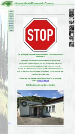 Vorschau der mobilen Webseite www.schuetzen.ebermannstadt.de, Schützengesellschaft Ebermannstadt e.V.