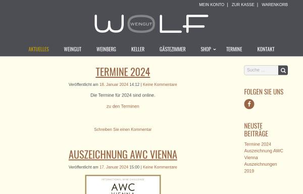 Vorschau von www.weingut-peter-wolf.de, Weingut Peter Wolf