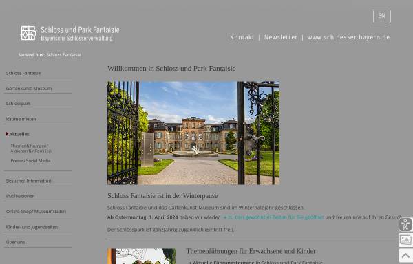 Gartenkunstmuseum Schloss Fantaisie