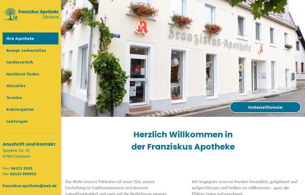 Vorschau von www.franziskus-apotheke-edesheim.de, Franziskus-Apotheke Edesheim