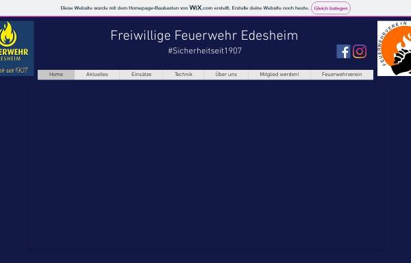 Vorschau von www.ff-edesheim.de, Freiwillige Feuerwehr Edesheim