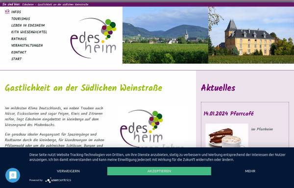 Vorschau von www.edesheim.de, Gemeinde Edesheim