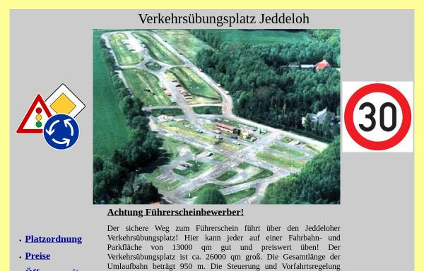 Vorschau von www.verkehrsuebungsplatz-jeddeloh.de, Verkehrsübungsplatz Jeddeloh